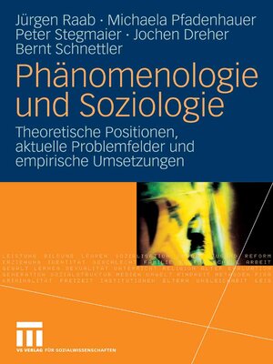 cover image of Phänomenologie und Soziologie